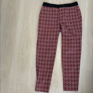 Zara Geometric slim trousers